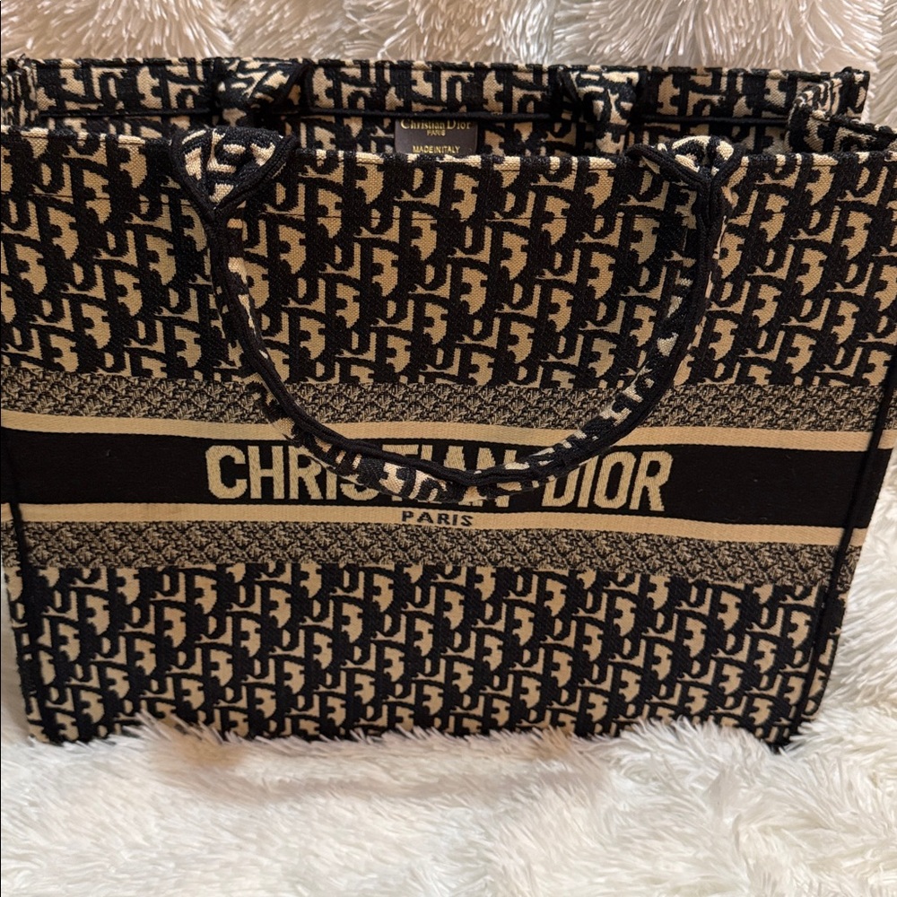 Large Dior Book Tote